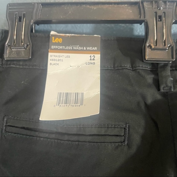 Lee RELX FIT STRAIGHT LEG PANT:BLACK:12:L - Picture 10 of 11